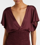 Aya Muse Anara ruched maxi dress