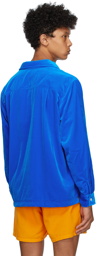 ERL Blue Velvet Shirt