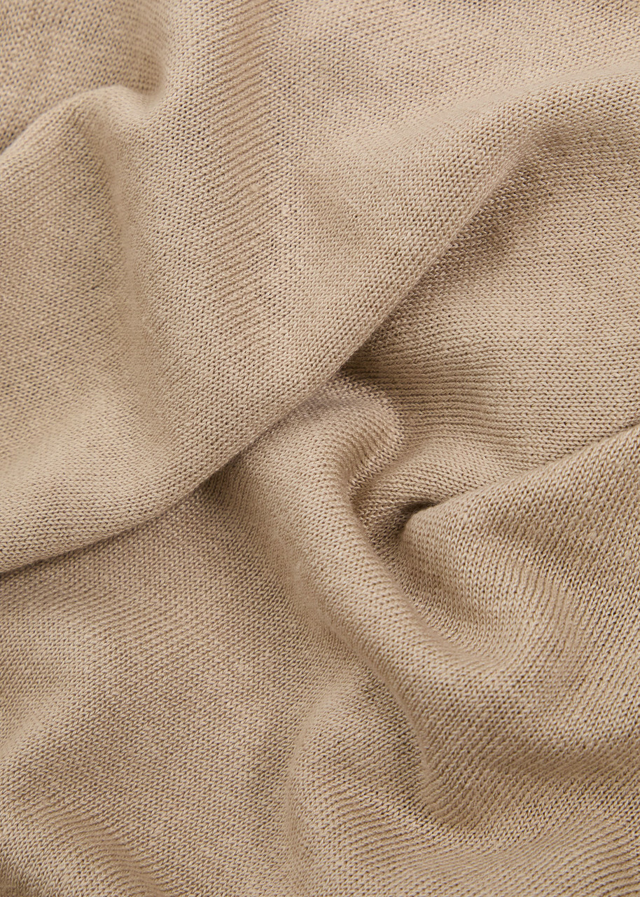 Eileen Fisher Linen and Cotton-blend Knit Vest Natural