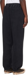 VETEMENTS Black Biker Cross Logo Sweatpants