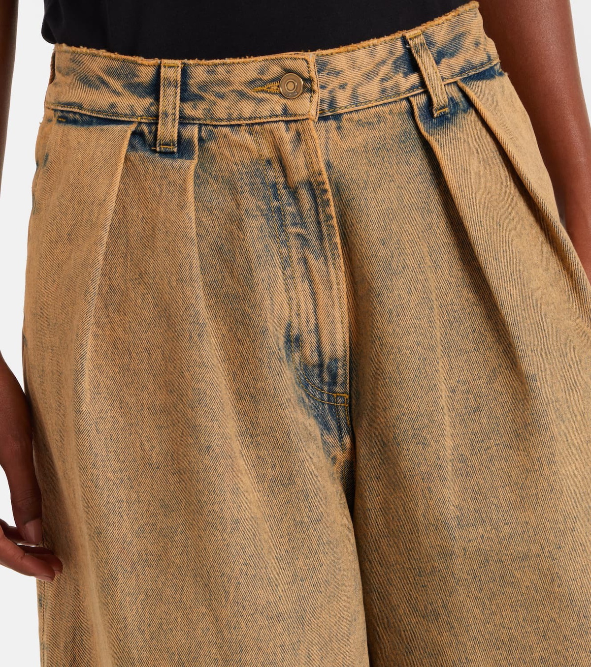 Alanui Desert Rose wide-leg jeans