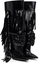 ABRA Black Rose Tall Boots