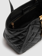 VERSACE Small Quilted Leather Tote Bag