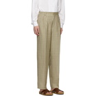 Jacquemus Green Checked Le Pantalon De Costume Trousers