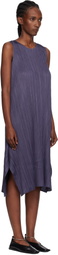 PLEATS PLEASE ISSEY MIYAKE Gray Monthly Colors July Midi Dress