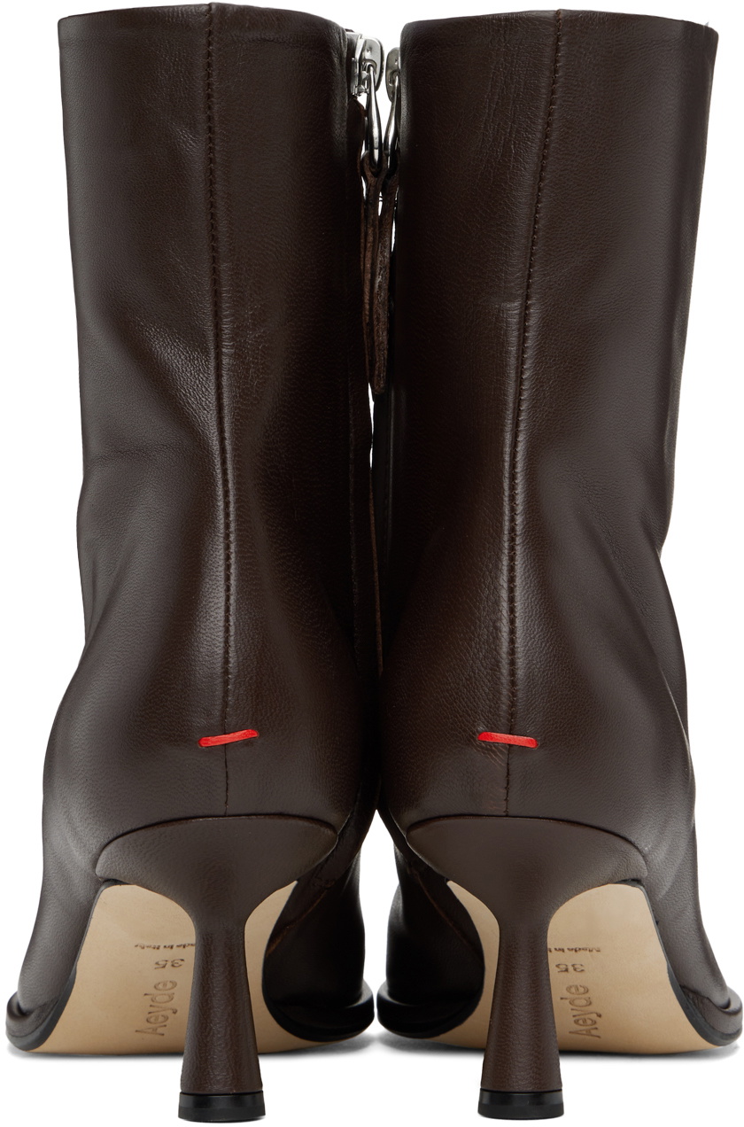 ショートブーツ・ブーティ aeyde Dorothy Ankle Boots - Aeyde - Leather - Brown Dorothy Nappa Leather Ankle Boots – Aeyde