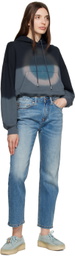 Evisu Indigo Embroidered Jeans