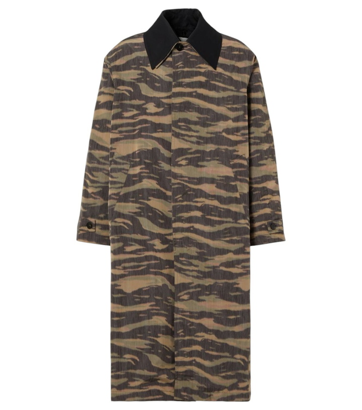 Photo: Jil Sander Camouflage car coat
