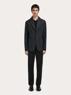 Ferragamo Mens Single breasted blazer in Grey