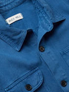 ALEX MILL - Garment-Dyed Cotton-Twill Chore Jacket - Blue