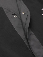 Adish - Qrunful Embroidered Cotton-Ripstop and Poplin Jacket - Black
