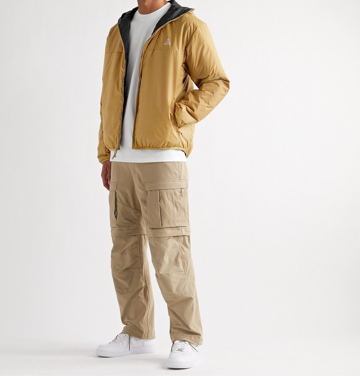 Nike - ACG Rope de Dope Logo-Print Padded Shell Hooded