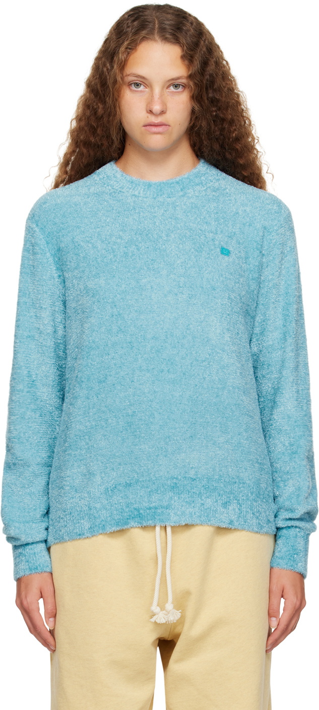 Acne Studios Blue Patch Sweater Acne Studios