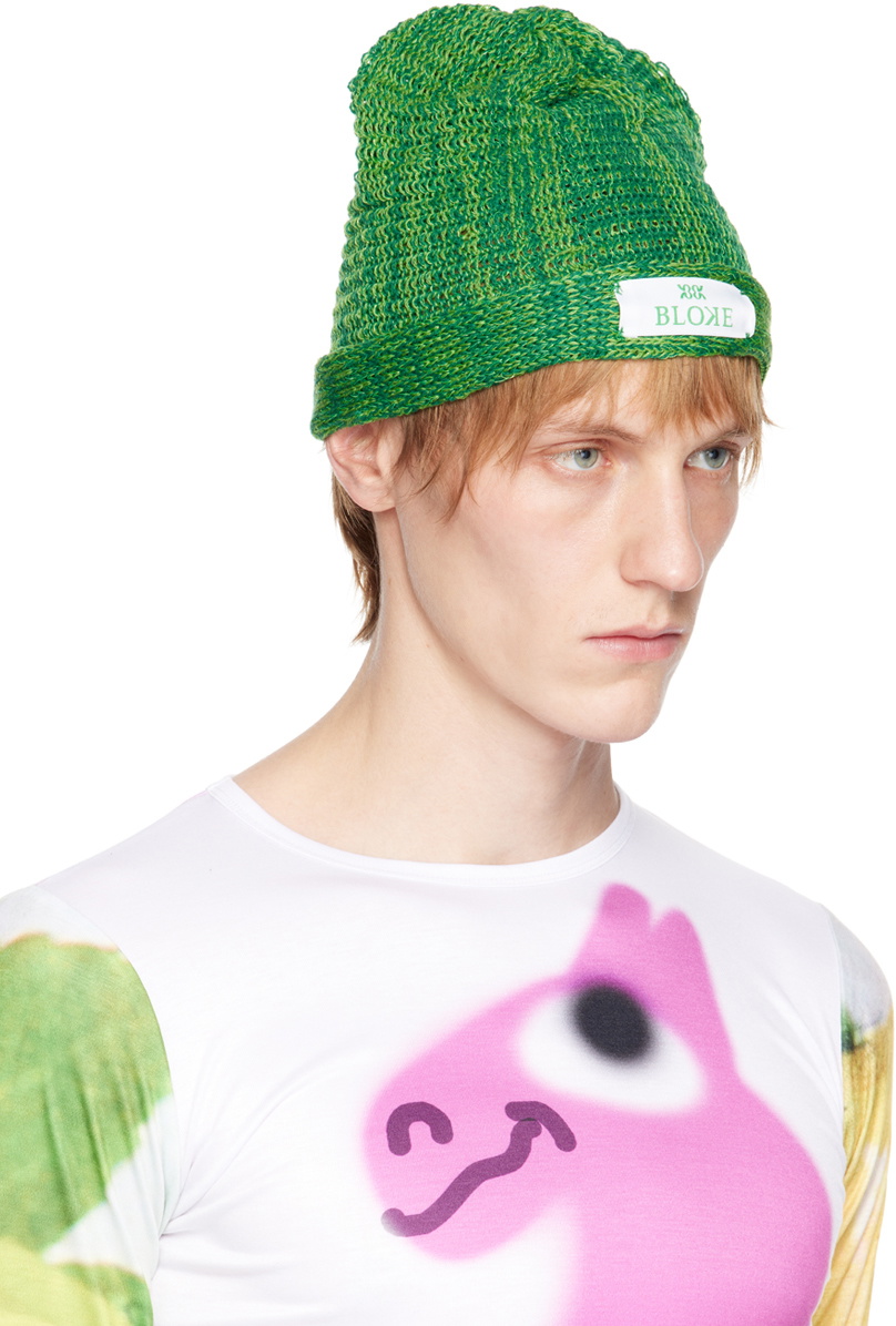 Bloke Green Logo Beanie