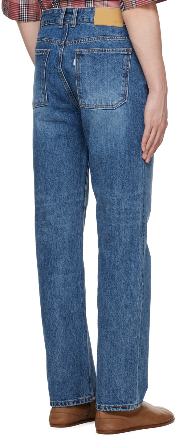 Youth Blue Straight-Leg Jeans