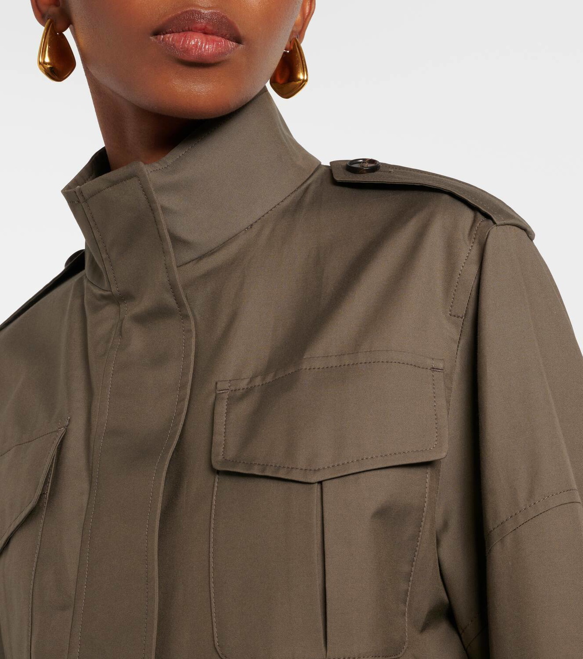 S Max Mara Leila cotton-blend twill jacket S Max Mara