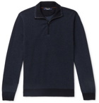 Loro Piana - Roadster Striped Cashmere Half-Zip Sweater - Blue