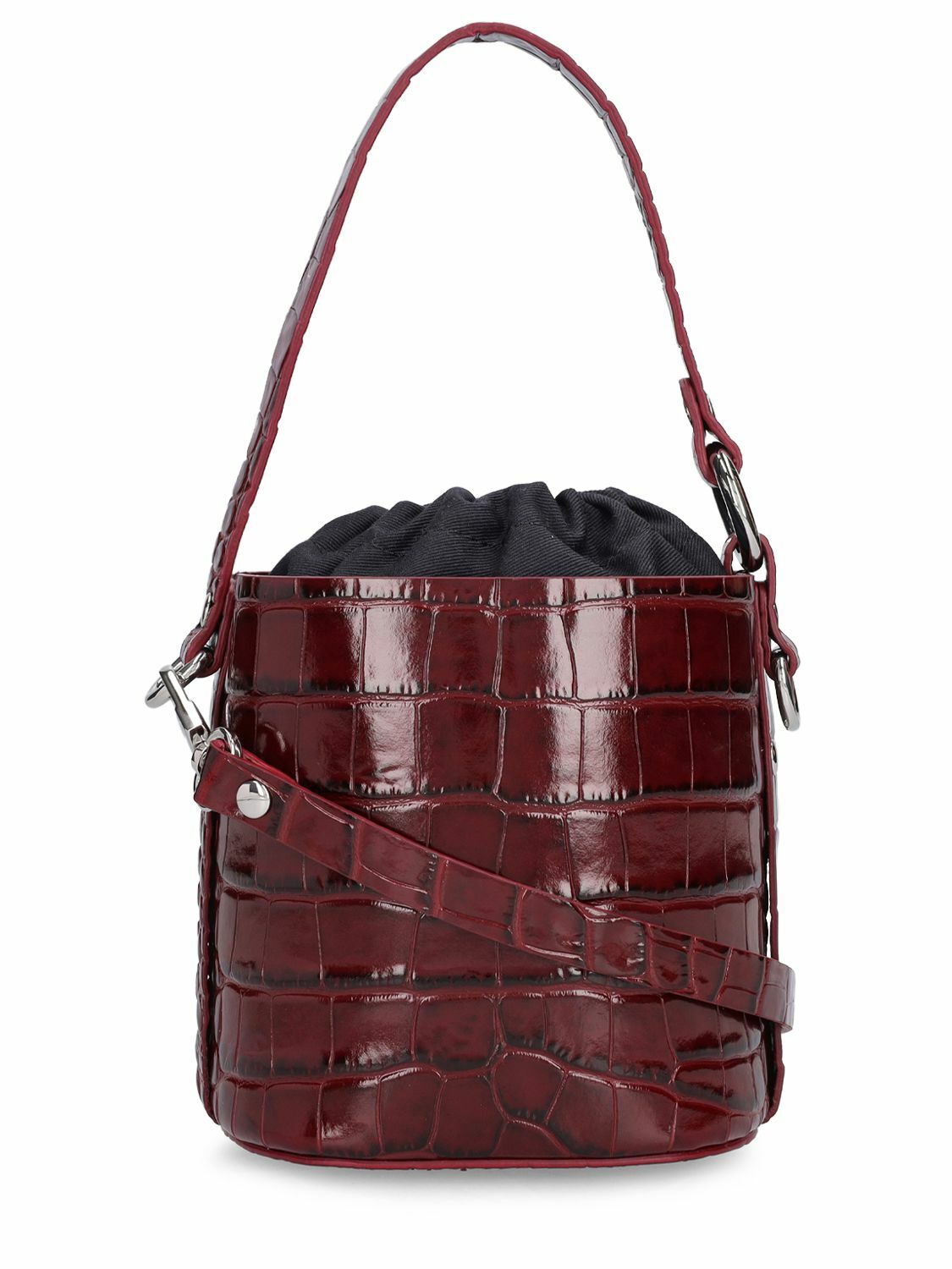 VIVIENNE WESTWOOD - Daisy Croc Embossed Bucket Bag Vivienne