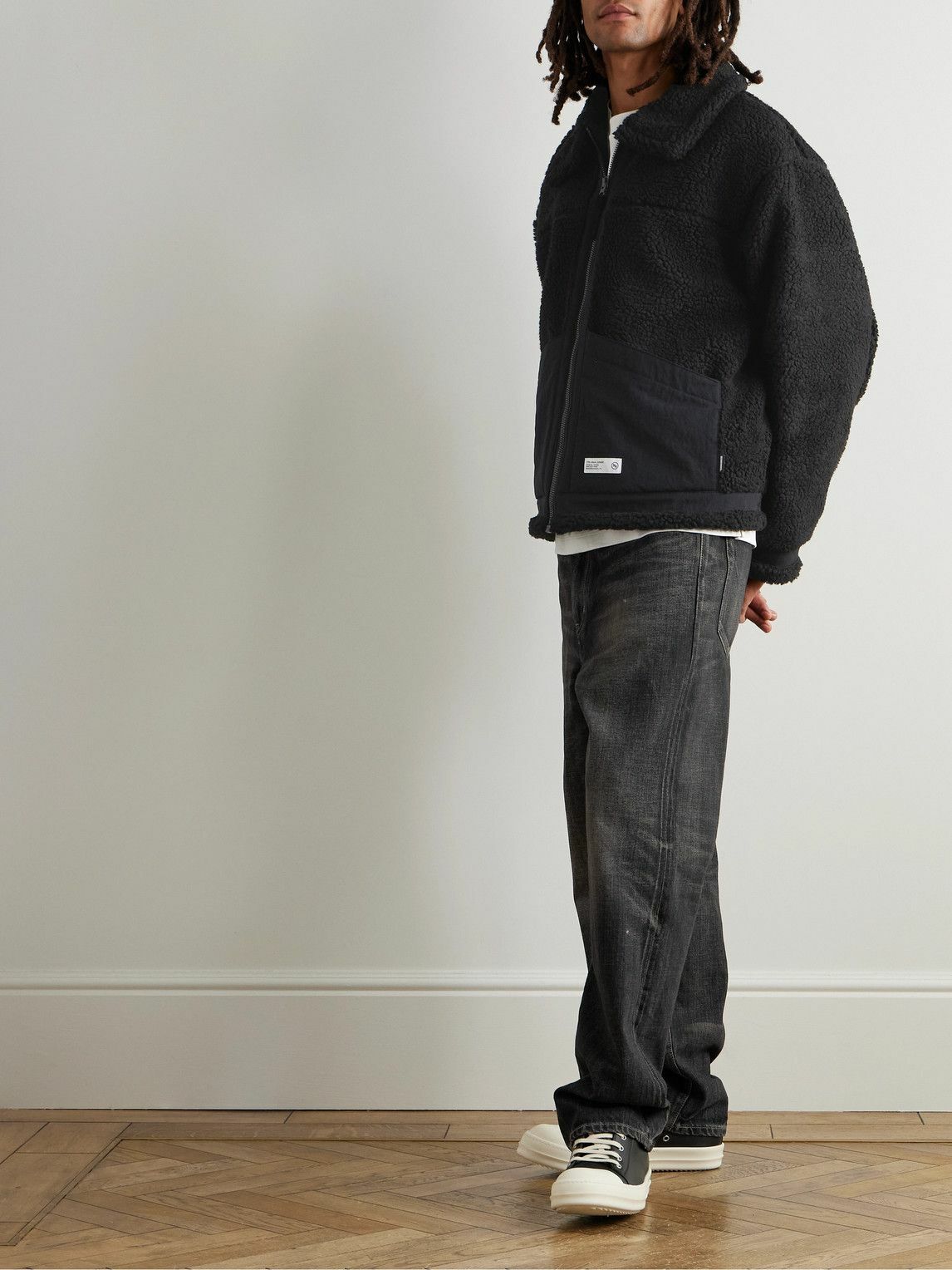 Neighborhood - DP Basic Straight-Leg Selvedge Jeans - Black Neighborhood