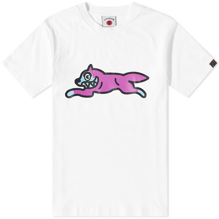 Photo: ICECREAM Men's Running Dog T-Shirt in White