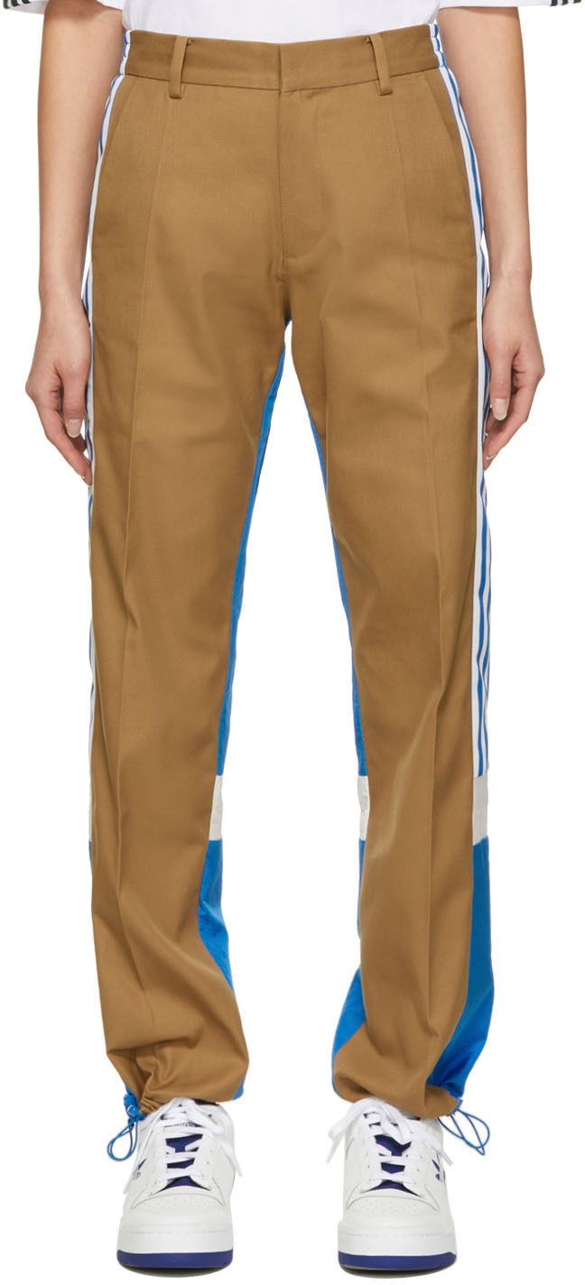 adidas Originals Brown 'The Blue Version' Woven Track Pants adidas