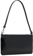 Courrèges Black Zipped Naplack Pouch