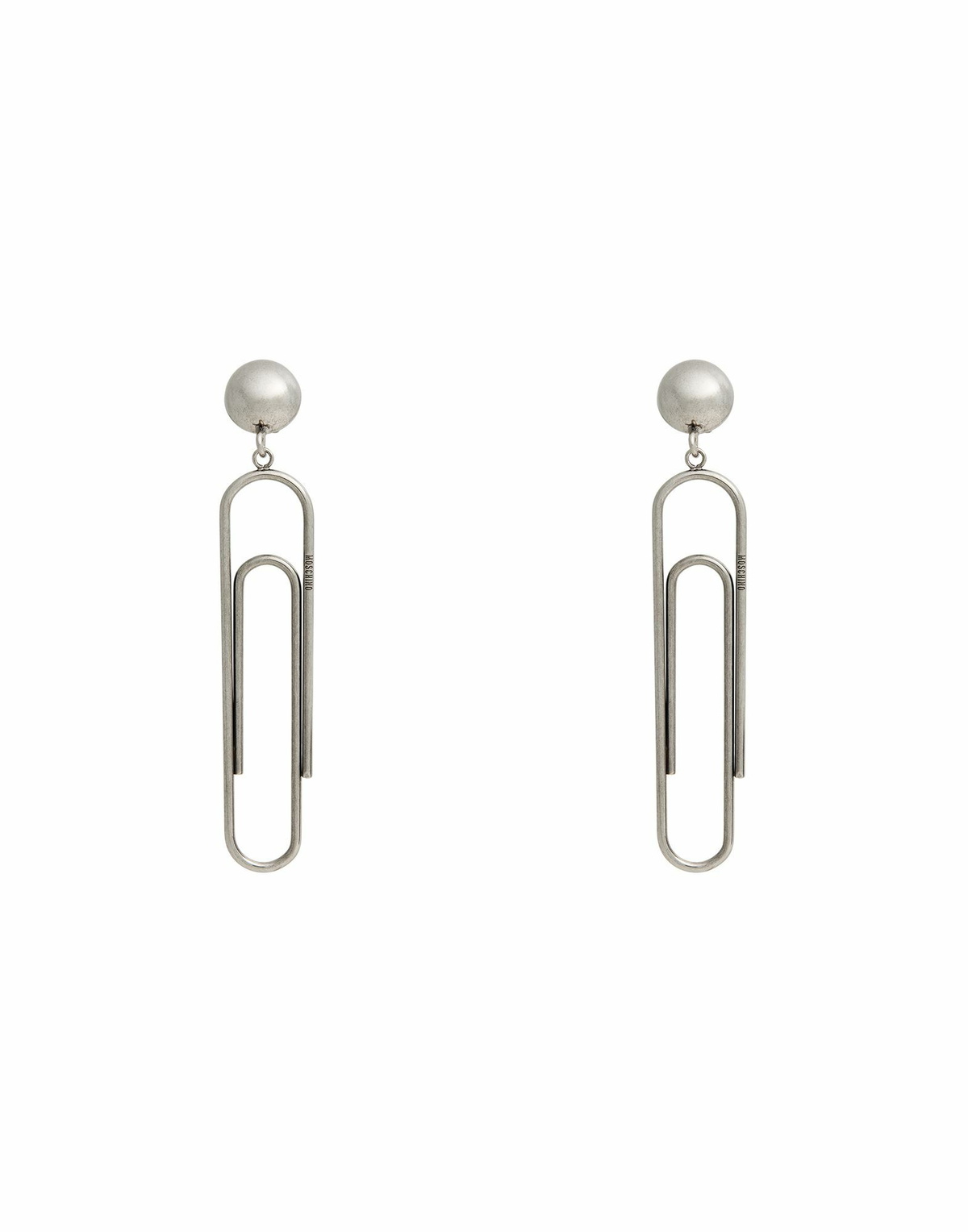 Moschino Womens Earrings in Silver