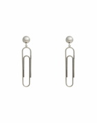 Moschino Womens Earrings in Silver