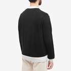 Maison Kitsuné Men's Baby Fox Patch Bicolor Classic Cardigan in Black