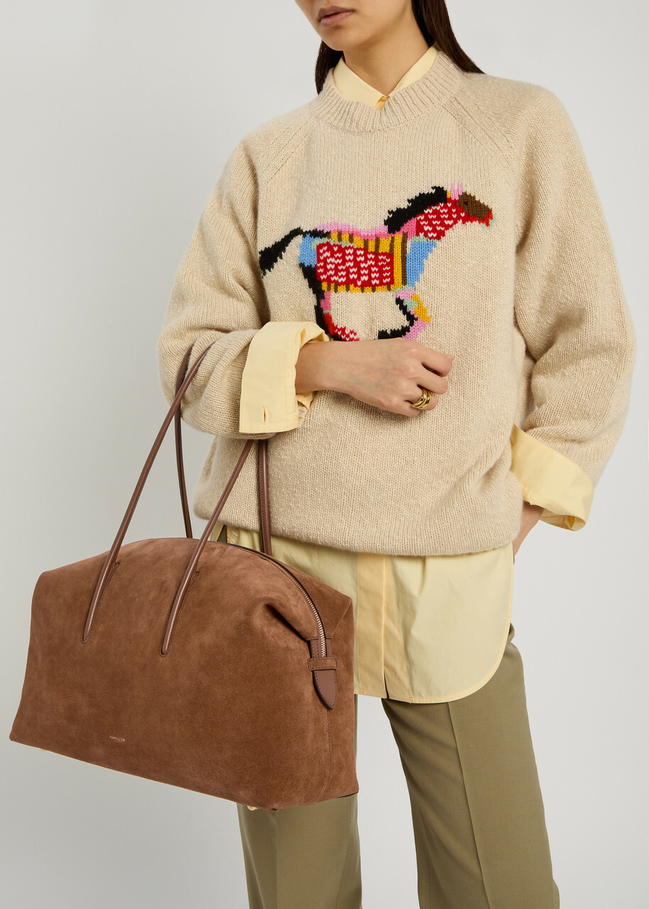 Demellier The Stockholm Suede Tote bag - Tan - One Size