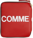 COMME des GARÇONS WALLETS Huge Logo Zip Around Wallet