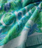 Chloé Floral logo cotton terry towel