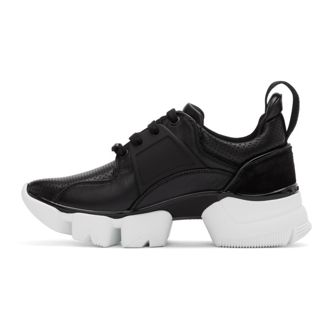 Givenchy Black and White Basse Jaw Sneakers Givenchy display picture 2