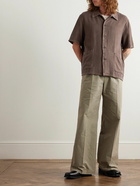 Our Legacy - Elder Oversized Cotton and Linen-Blend Shirt - Brown