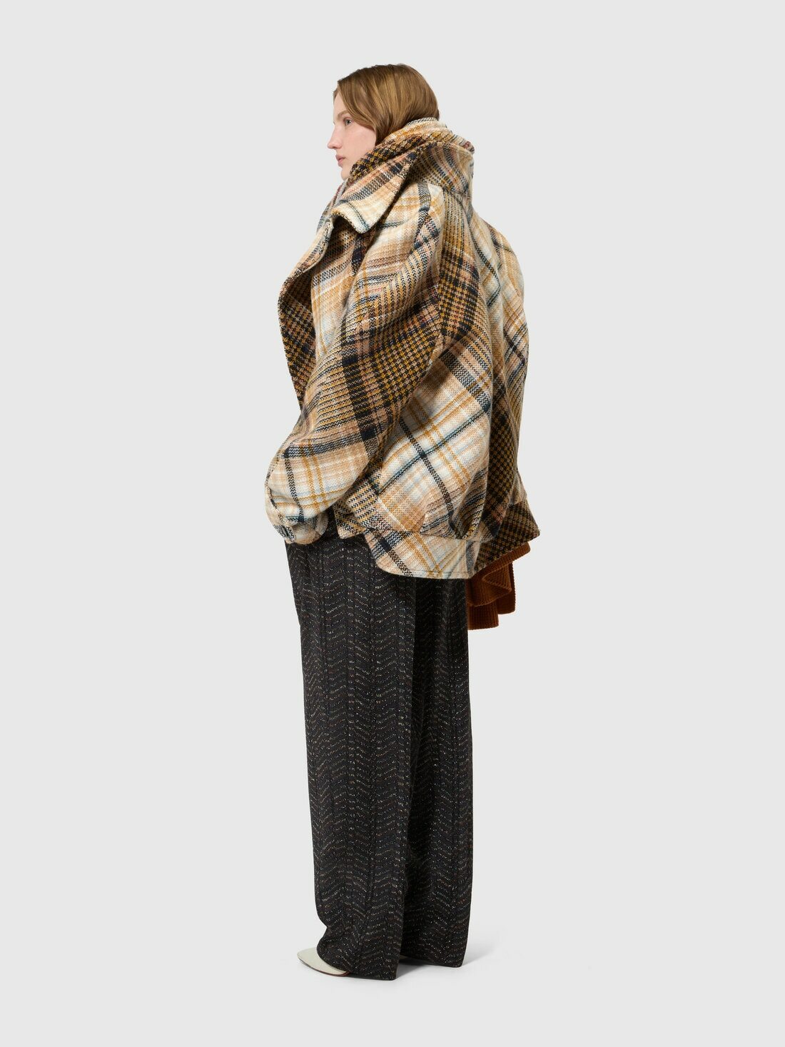 Missoni - Double-breasted raglan jacket, Women, Multicoloured