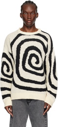 FORMA Off-White Spiral Sweater