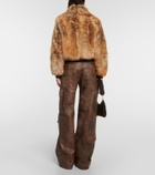 Dodo Bar Or Din shearling bomber jacket
