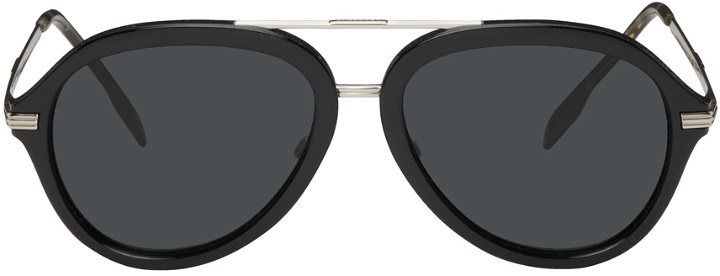 Photo: Burberry Black Pilot Sunglasses