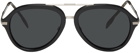 Burberry Black Pilot Sunglasses