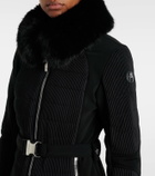 Fusalp Gitu smocked satin twill ski jacket
