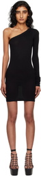 Rick Owens Black Concordians Ziggy Minidress