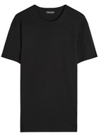 Tom Ford Perforated Cotton T-shirt Black