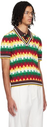 Casablanca Multicolor Argyle Polo