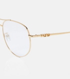 Fendi Fendigraphy aviator glasses