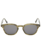 Monokel River Sunglasses in Green Demi/Grey Gradient 