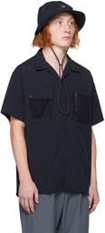 NANGA Black Tusser Shirt