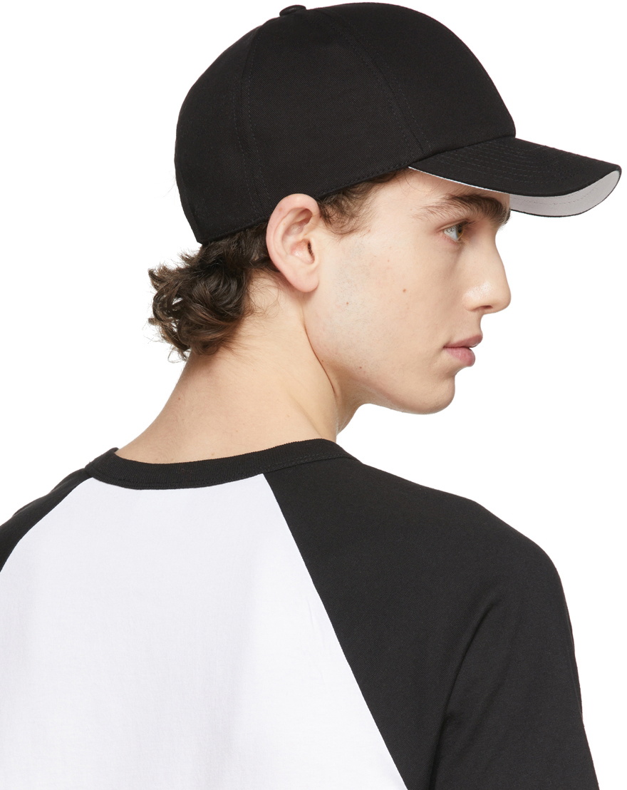 Courrèges Black Cotton Classic Cap Courreges