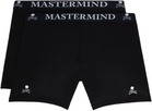 MASTERMIND WORLD Two-Pack Black Silk Boxers