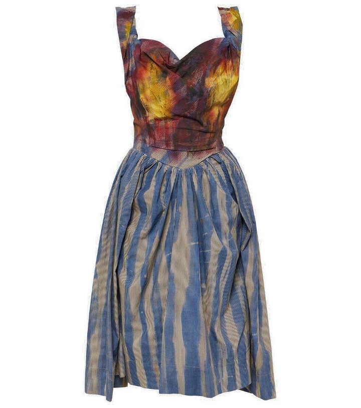 Photo: Vivienne Westwood Sunday striped cotton corset dress