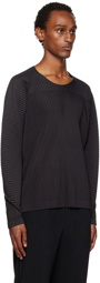 Homme Plissé Issey Miyake Gray Arc Long Sleeve T-Shirt